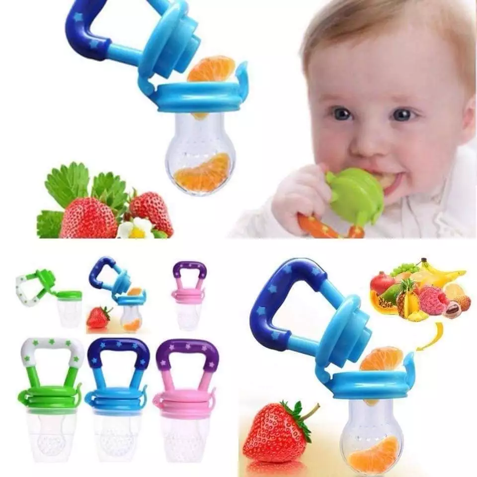 Silicone Fruit Pacifier – Rattles